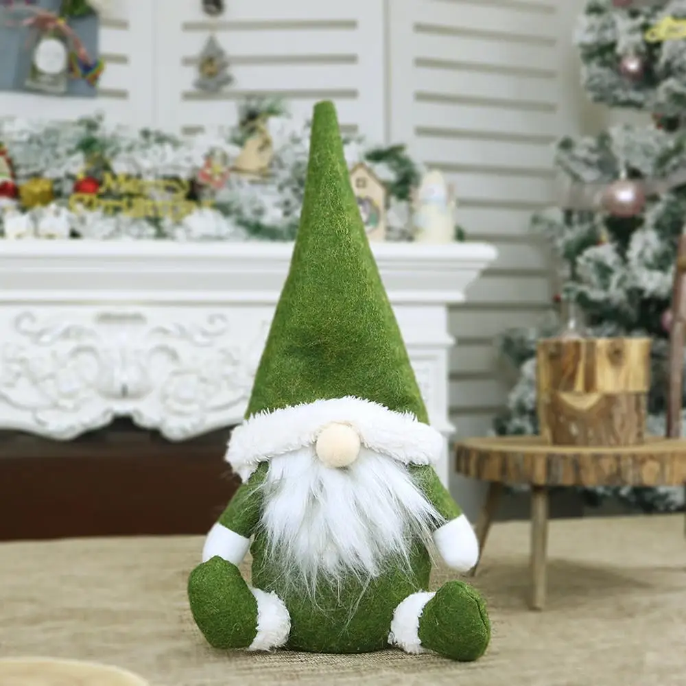 Санта Клаус снеговик лося куклы Рождественские украшения Рождественские сувениры и украшения для вечеринок для дома подарок на год 31X16 см@ C