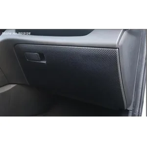 Image 2 - Almohadilla antisuciedad para copiloto de coche, cubierta de protección de puerta, pegatinas, embellecedor para Hyundai Santa Fe 2019 2020 2021