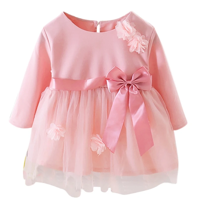 

Autumn Printing Dress Skirt Baby Girl Long Sleeve Stitching Fashion Princess Dress Cotton Casual Outfits Cute Kids Girl Dress