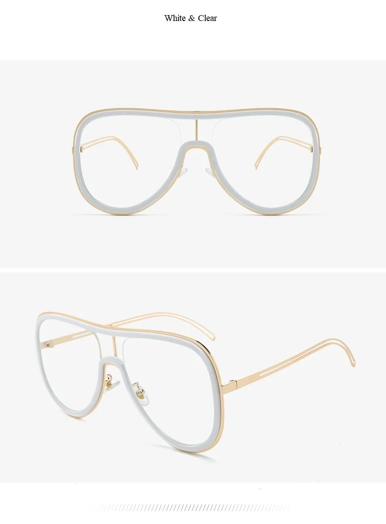 Мужские солнцезащитные очки большого размера 2019 круглые овальные брендовые солнцезащитные очки пилота мужские прозрачные линзы, очки