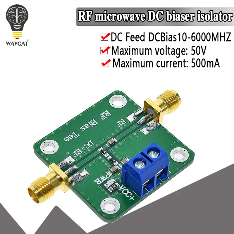 Bias Tee A Banda Larga 10-6000Mhz Rf Microonde Polarizzazione Dc Dc Bloccante Per Ham Radio Rtl Sdr Lna Bassa Rumore Ham Radio Amplificatore