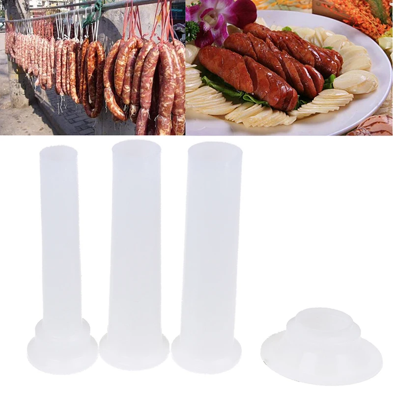 3 шт. хорошего качества 5# пластиковый колбасный наполнитель набивная трубка для мясорубки ручной работы