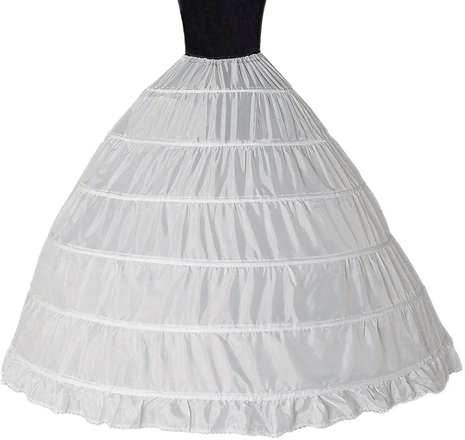 

6 Hopp Big Wedding Petticoat Bridal Hoop Crinoline Prom Underskirt