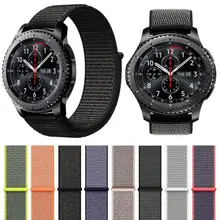 22 мм 20 нейлоновый браслет для samsung galaxy watch active 2 42 46 мм gear s2 S3 amazfit 3 2s 1 GTR GTS pace bip pebble time ремешок