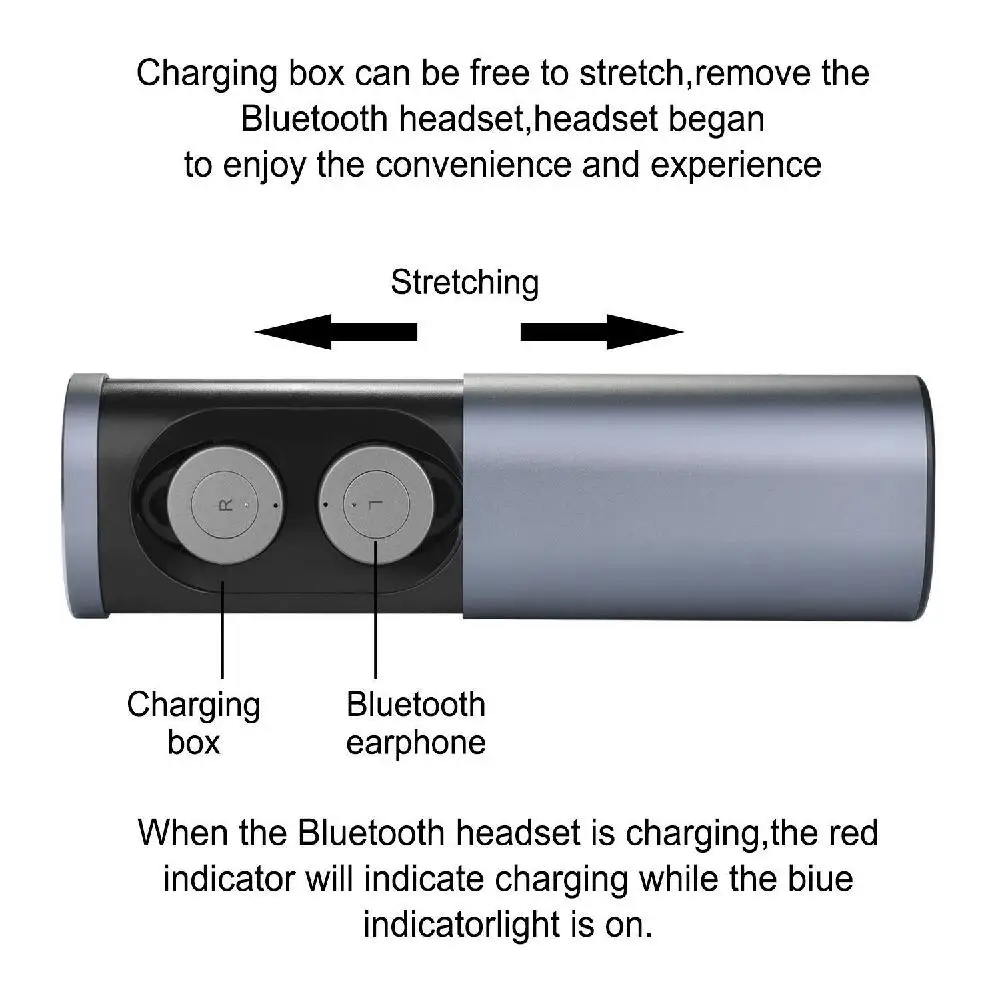 Мини TWS беспроводные bluetooth-наушники стерео наушники-вкладыши шумоподавление спортивные гарнитуры с зарядным устройством микрофон