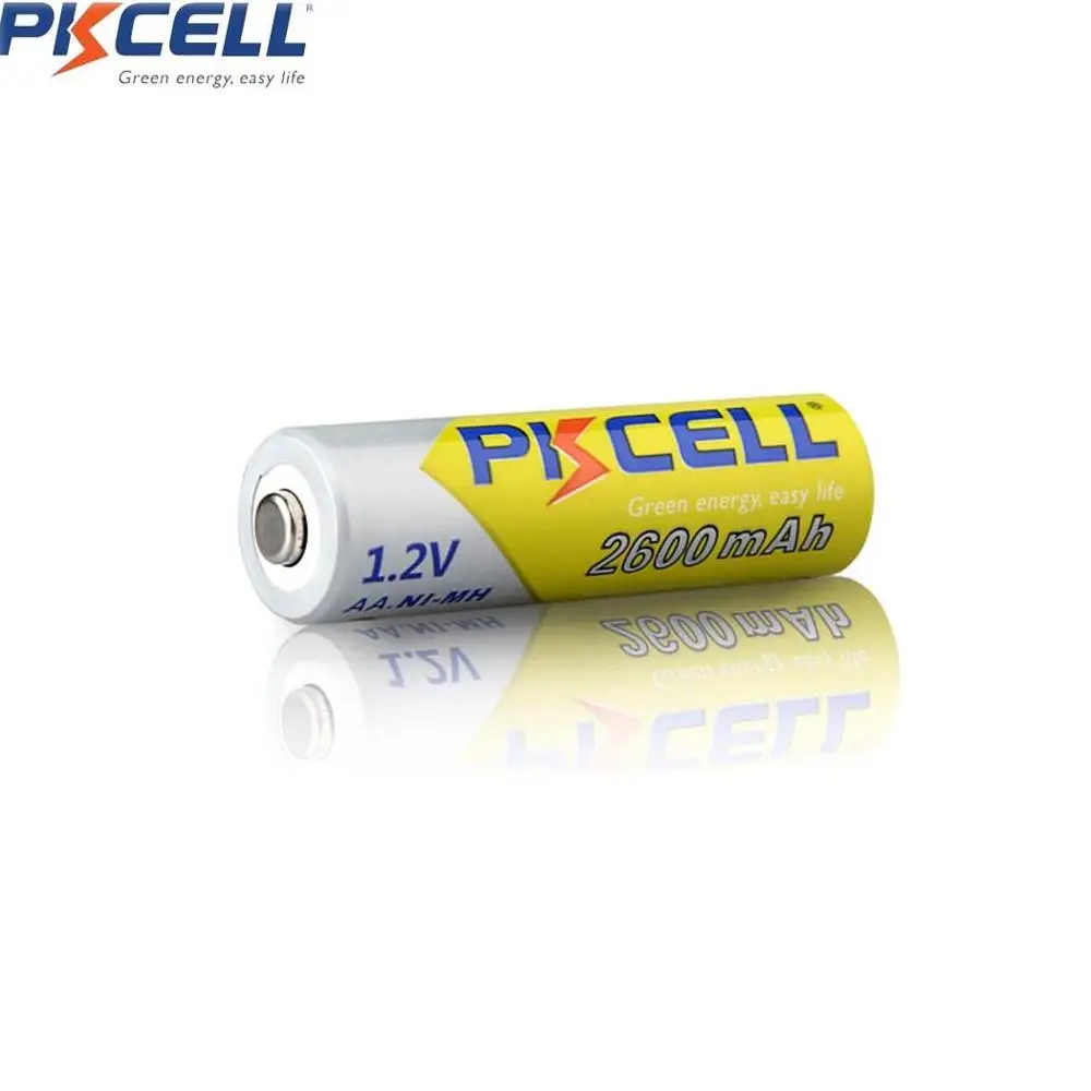 Аккумуляторы PKCELL Ni MH AA 2600 мАч 1 2 в упаковки/8 шт.|aa battery|rechargeable batterybattery 2600mah |