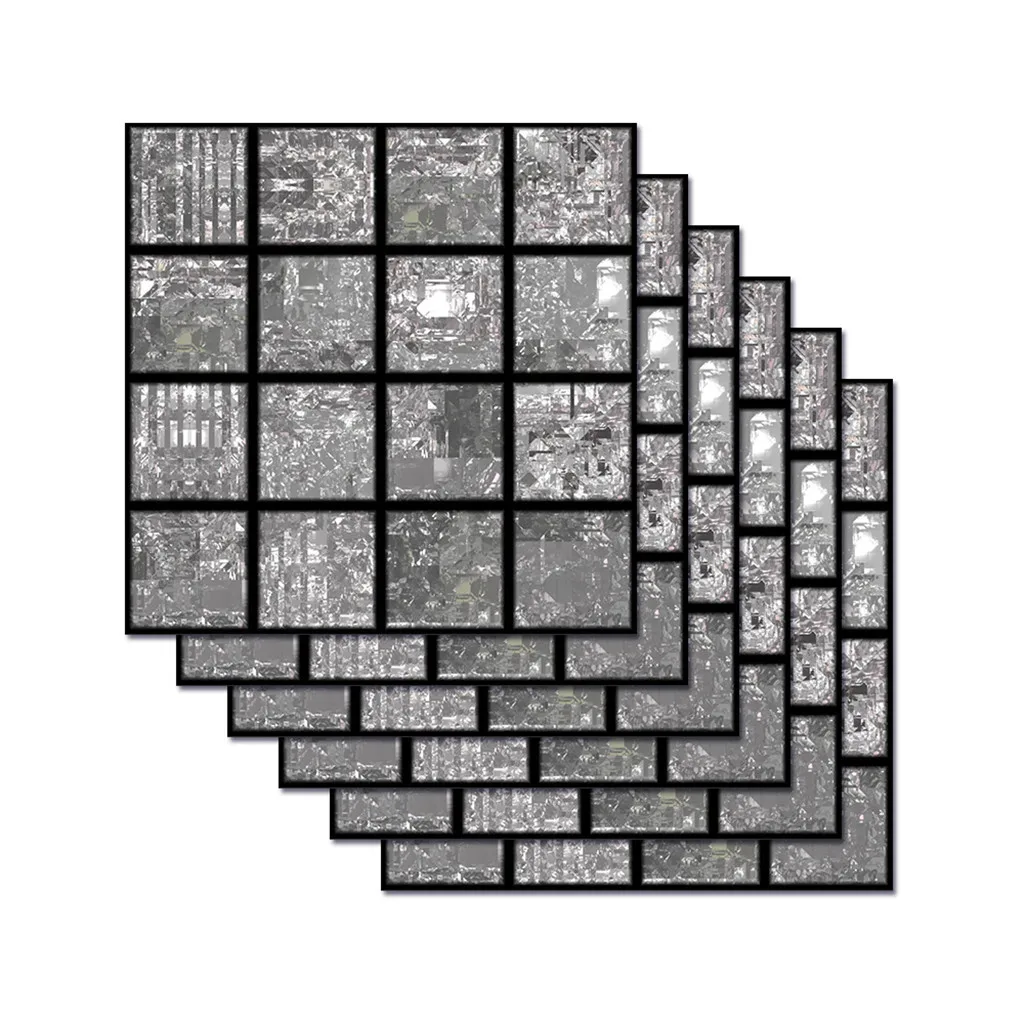 

DIY Self Adhesive Mosaic Wall Tiles Stickers Waist Line Wall Sticker Kitchen Adhesive Bathroom Toilet Waterproof PVC Wallpaper
