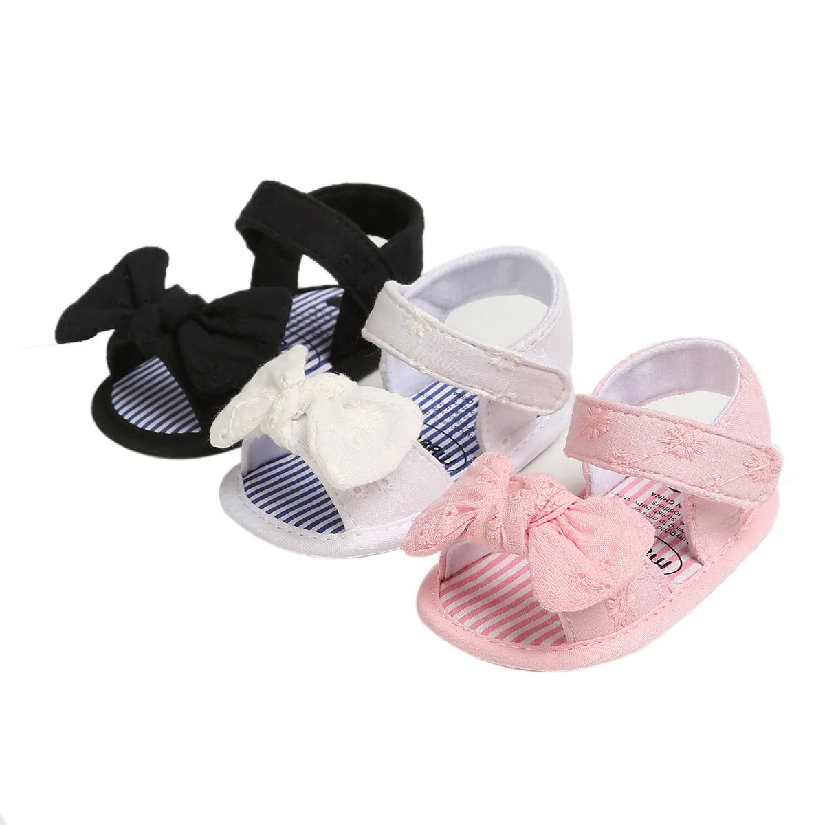 Pudcoco chico sandalias de bebé niñas verano banda arco nudo plano con 0-18 meses los niños lindo Bowknot zapatos de princesa zapatos