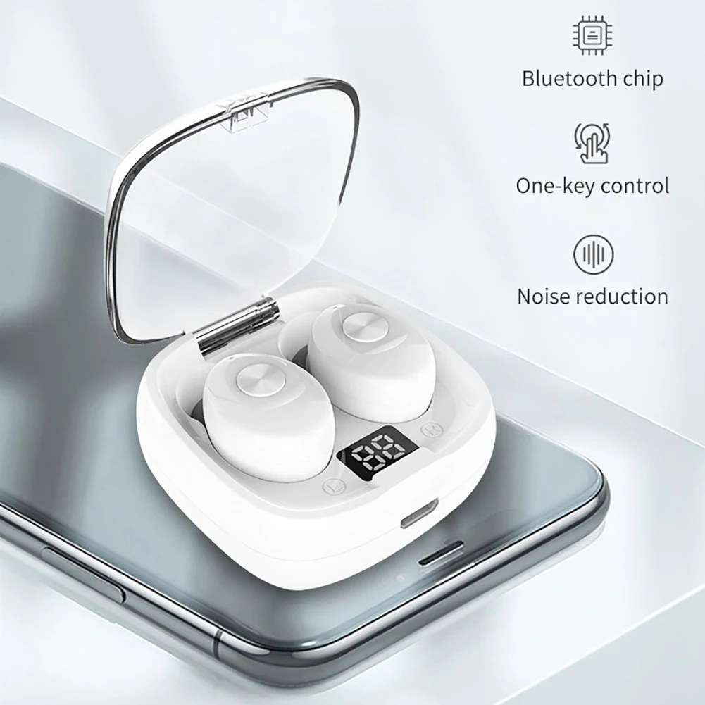 Bluetooth Earphones True Wireless Headphones 5 0 TWS in Ear Earbuds IPX5 Waterproof Mini Headset 3D Stereo Sound Sport Earphones