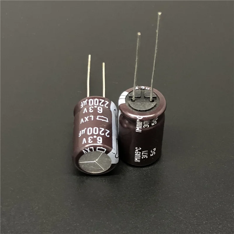 10 шт./100 шт. 2200 мкФ 6 3 В NIPPON LXV серия 12 5x20 мм низкое сопротивление 6.3V2200uF алюминиевый