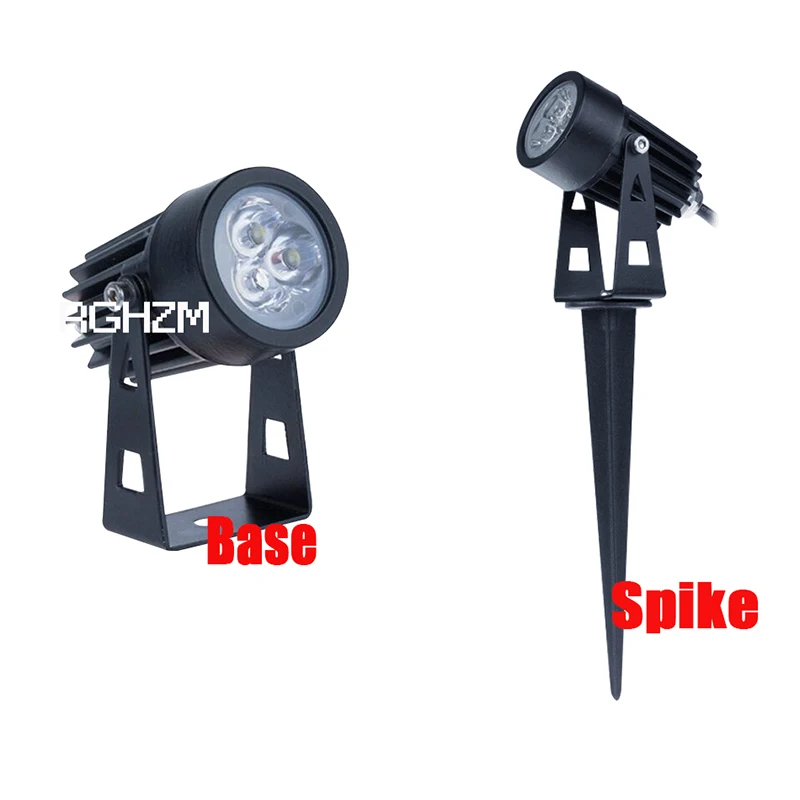 Lawn Lamp Garden Lighting Outdoor LED Floodlight LED Lawn Lamp Waterproof IP65 1W 3W 220V 110V 12V 24V For Country House Garden Decoration Outdoor Landscape Path Spotlight
