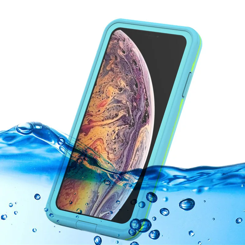 Горячая применимый iPhone MAX водонепроницаемый чехол для телефона 360 градусов водонепроницаемый ударопрочный 6,5 дюймов чехол для телефона