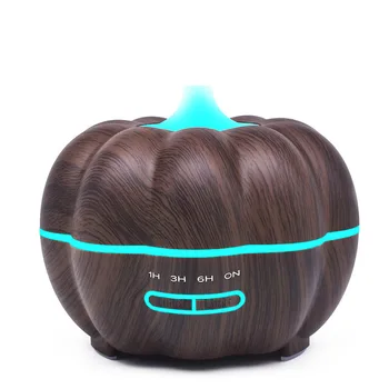 

350ml Air Diffusers Halloween pumpkin Essential Oils Aroma Humidifier LED Night Light for Office Home Bedroom Living Room