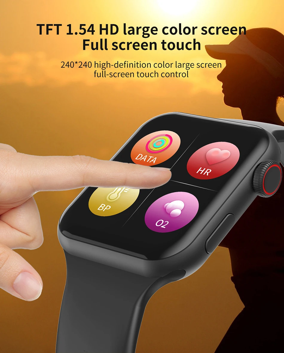 Смарт-часы Timewolf Android F10 с монитором сердечного ритма часы SmartWatch IWO 8 IP68 Водонепроницаемые Смарт-часы для мужчин для IOS телефона Android