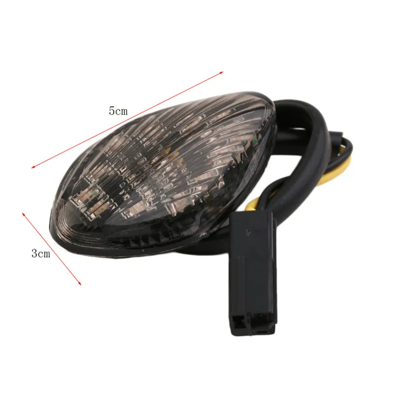 2 шт. 12LED мотоцикл поворотник янтарные лампы вспышки сигнальные лампочки стоп-сигнал для Honda Grom- мотоцикл свет