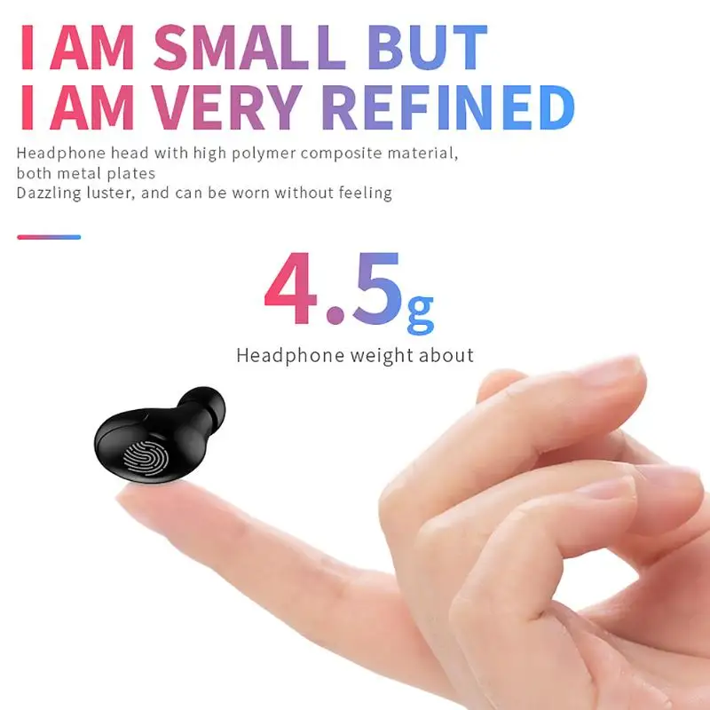 G12 TWS Bluetooth 5 0 Wireless Headset with Microphone Touch Control High fidelity Digital Display Earbuds with Charge Box