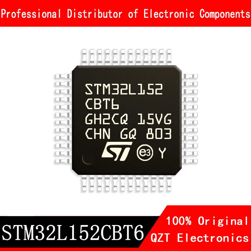 5pcs/lot new original STM32L152CBT6 STM32L152 LQFP-48 microcontroller MCU In Stock stm32l152cbt6a stm32l152cbt6 stm32l152cb stm32l152 stm stm32 stm32l new original ic mcu lqfp 48