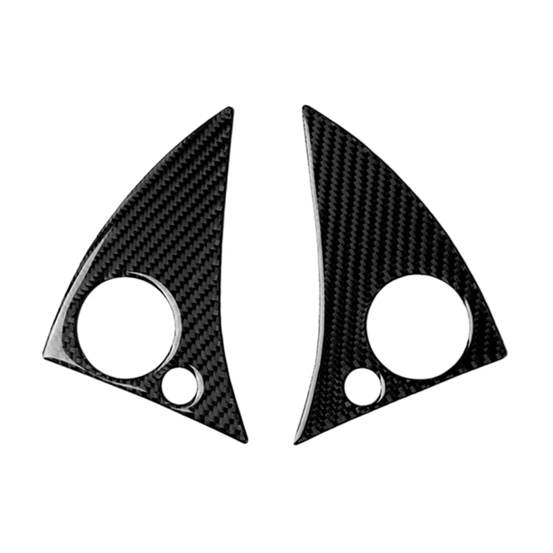 

New2Pcs карбоновый руль рамка Накладка для Mercedes Benz W204 C180 C200 C260 2007-2010