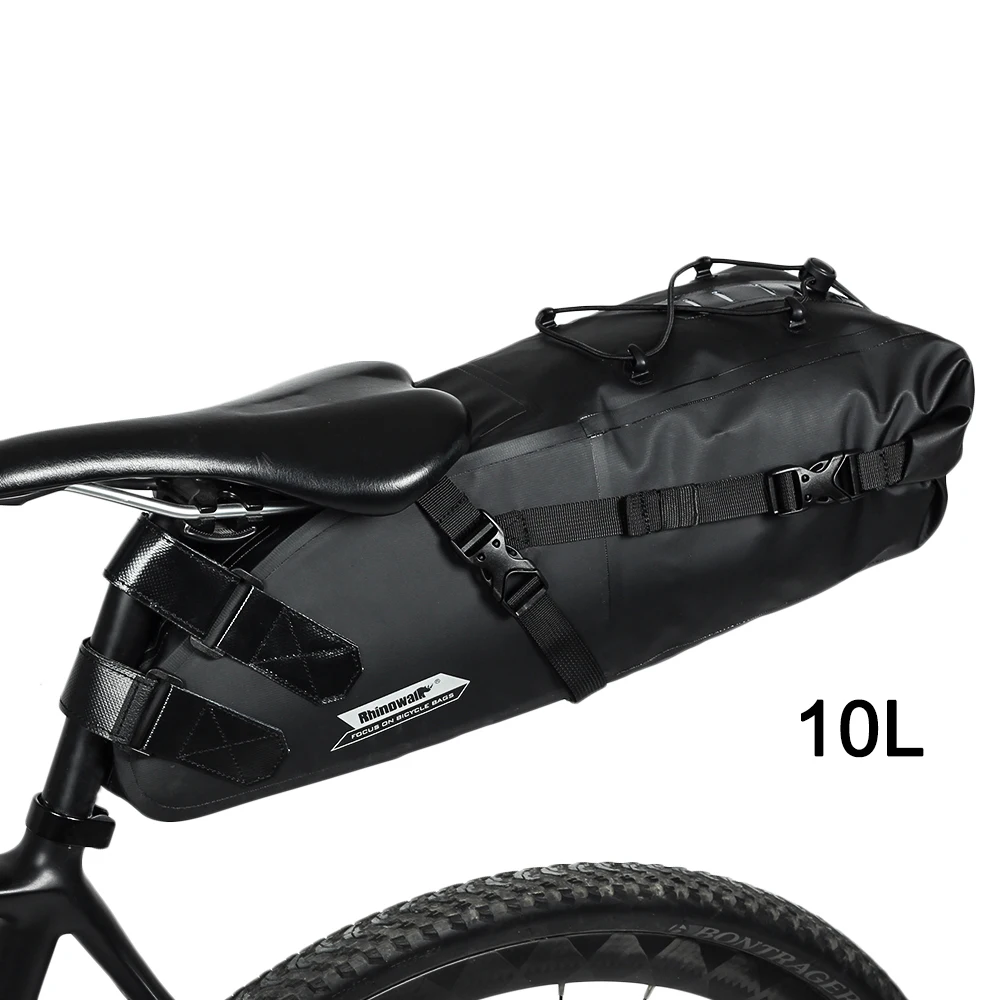 WOSAWE велосипедная седельная сумка, полностью водонепроницаемая, MTB, Шоссейная, велосипедная, задняя Сумка, 5L/10L/13L, сумка для задних сидений, Аксессуары для велосипеда - Цвет: 10L
