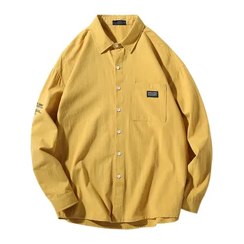 

Men's Long Sleeve Shirt Solid Cotton Casual Warm Winter Party Wear New Model Shirts for Men Button Down Large Size Shirts HH50CS