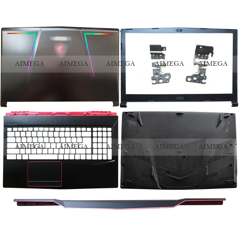 

Lamp Slot For MSI GE63 GE63VR-7RT-7RE MS-16P1 MS-16P5 Laptop LCD Back Cover/Front Bezel/Hinges/Hinges Cover/Palmrest/Bottom Case