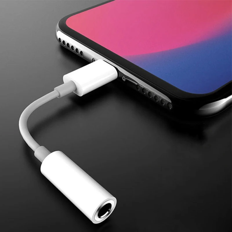 Адаптер для наушников Lighting iPhone 11 12 Pro Max 12Mini SE 2020 XS XR X 8 7 + IOS на 3 5 мм разъем AUX аудио