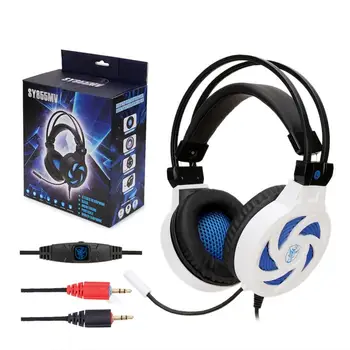 

SY855MV Gaming Head-mounted Gaming Wired Headphones With Microphone Stereo Bass Headset For Laptop Computer Mobile Phone