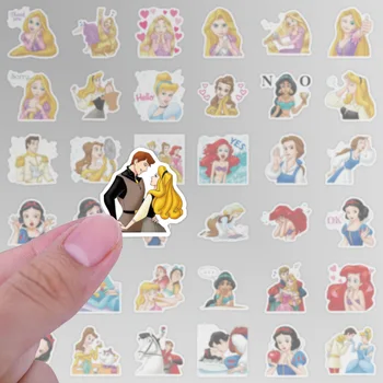 

40Pcs Princess Stickers Beautiful Waterproof Sticker for Car Luggage Suitcase Decor Toys for Children Computer Notebook