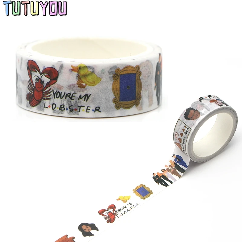 PC277 TV series Washi Скотч для скрапбукинга DIY Deco креативные кавайные Маскировочные ленты