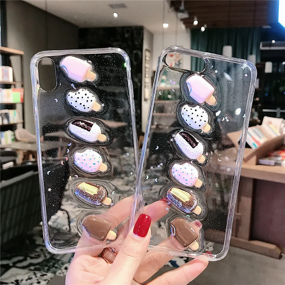Милые прозрачные чехлы для телефонов Apple iPhone X XR XS MAX 7 8 plus 6 6s plus| |
