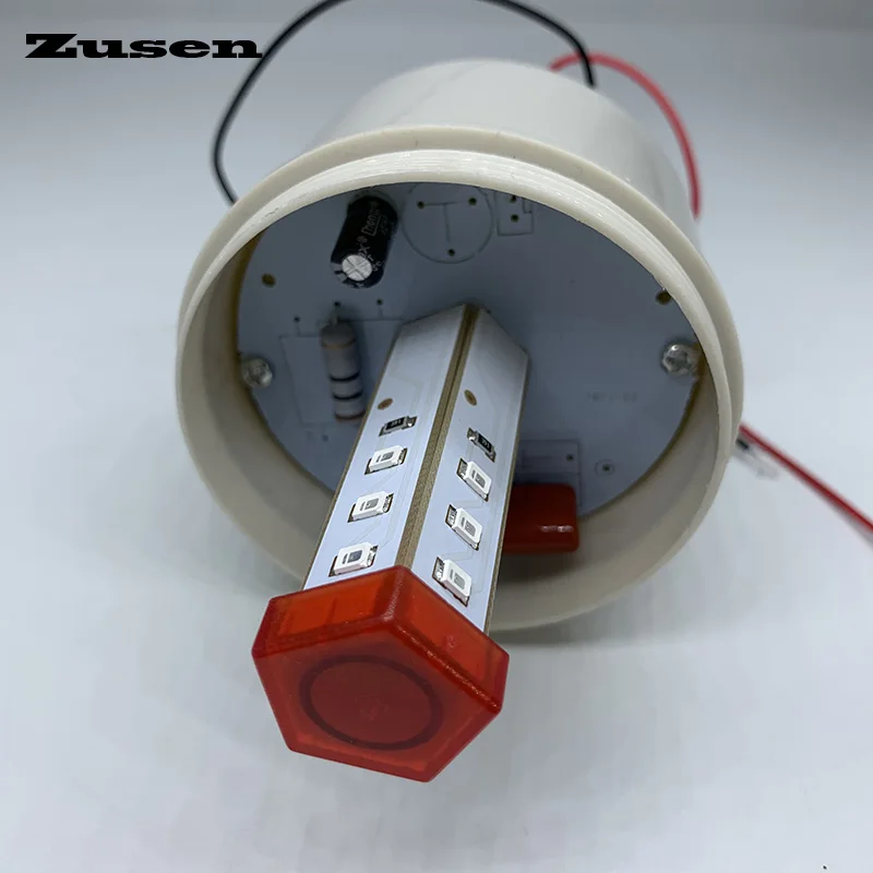 Zusen TB72D 220V маленький мигающий свет безопасность сигнализация стробоскоп сигнал