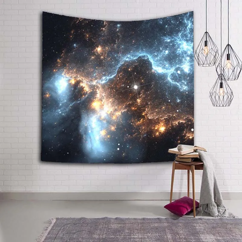 Большой размер 3D Galaxy Гобелен Мандала одеяло настенный гобелен планета Космос настенный гобелен художественный ковер декоративный гобелен - Цвет: Style 1