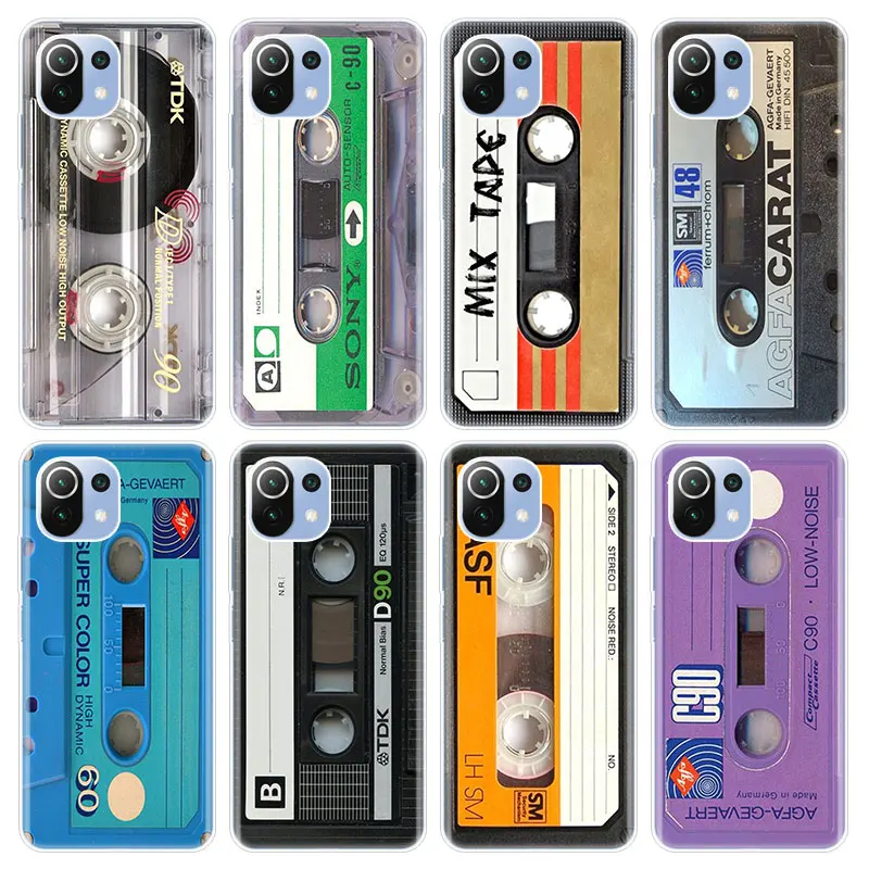 Classical Old Cassette Silicone Case for Xiaomi Mi POCO X3 NFC M3 F3 11X 11i 11 Ultra Note 10S 10i 10T Pro Lite 5G Soft Cover | Мобильные