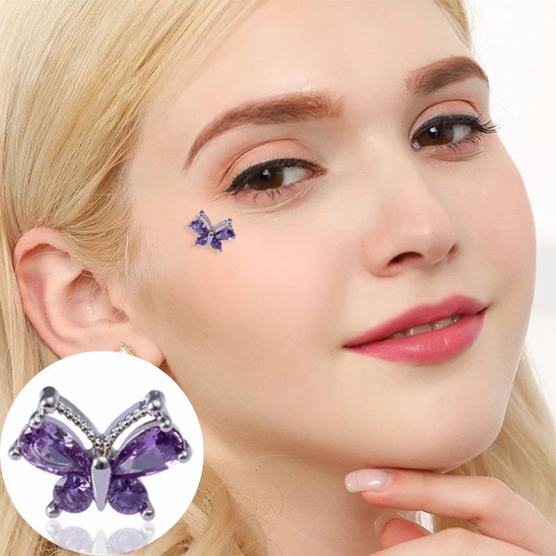 1PC Zircon surface piercing dermal anchor 16G Surgical steel skin piercing micro dermal jewelry in body Implants Sexy Accessory
