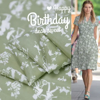 

100cm*135cm elegant cotton silk fabric soft dress textile fabric meter