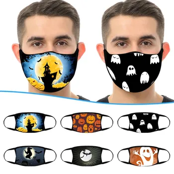 

Adult Unisex Halloween Mask Mask Warm And Windproof Cotton Mask Cloth Mask Reusable Mouth Mask Washable Face Mask Mouth Caps ma