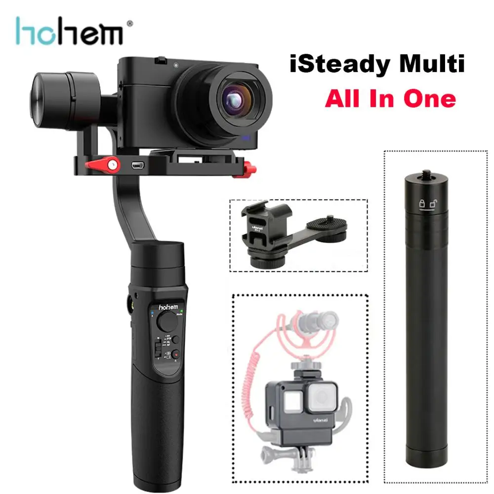 

Hohem iSteady Multi 3 Axis Handheld Gimbal Stabilizer for Digital Camera GoPro Hero Osmo Action Camera Yi Cam SJCam Smartphones