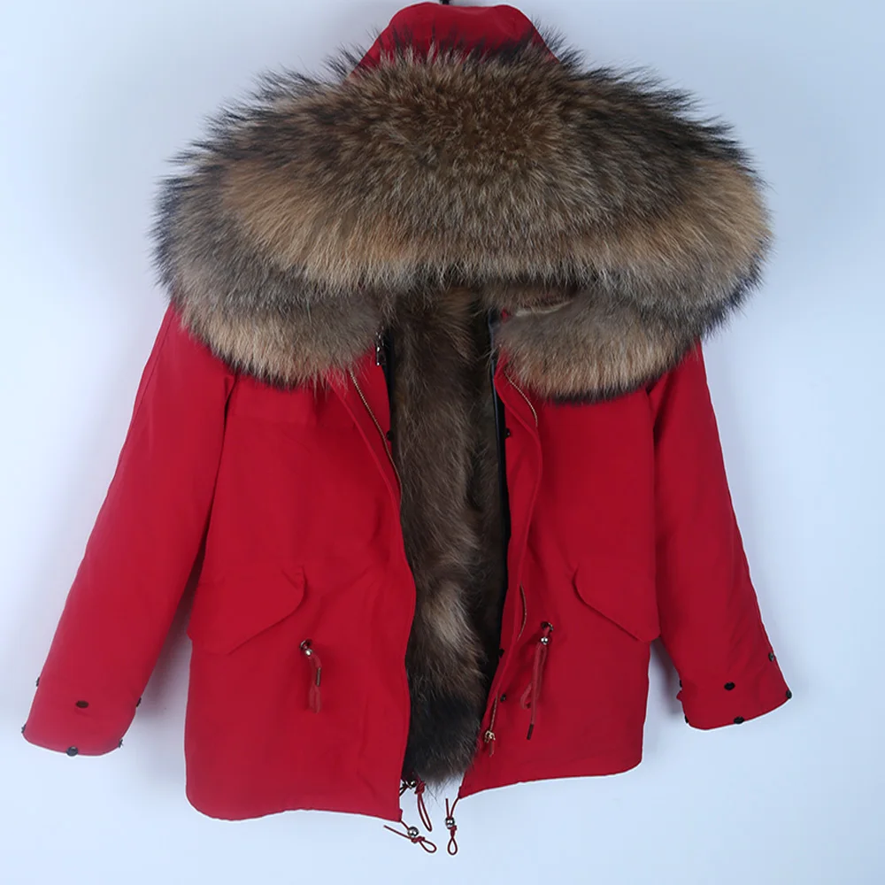 Зимняя теплая настоящая меховая Парка мужская зимняя куртка пальто с капюшоном из натурального меха енота природный енот меховая подкладка куртки мужское короткое пальто