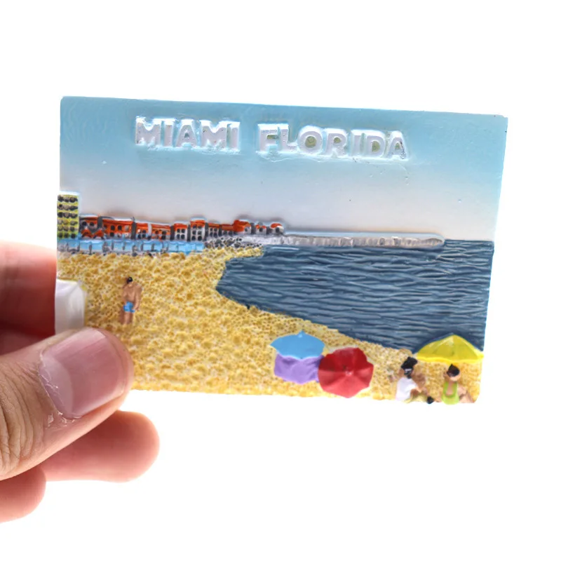 Chzimate американская Флорида океан стикер на холодильник магнит на холодильник туристический сувенир домашнее украшение