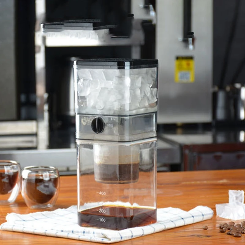 

Household Iced Coffee Pot Korean Style Glass Ice Coffee Machine Small Drip Type Cold Extraction Coffee Machine