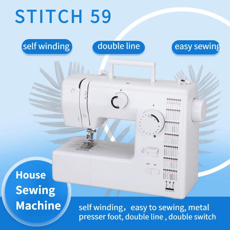 Home use sewing machine, manual mini sewing machine made in China, Sewing  Machine Stitching Machinery