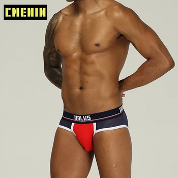 

Men Sexy Underwear Male Briefs Mesh Brief Man Underpants Gay Jockstrap Mens Panties Cuecas Breathable Ropa Interior OR194