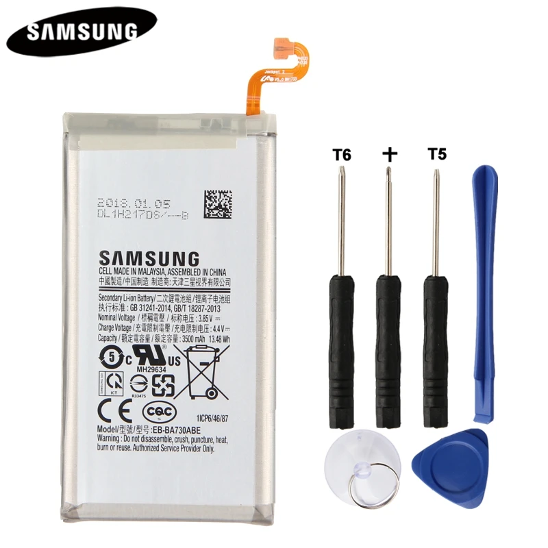 

Original Replacement Phone Battery EB-BA730ABE EB-BA730ABA For Samsung GALAXY A8+ 2018 A8 Plus SM-A800J SM-A800S 3500mAh