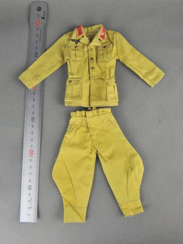 

Special Price 1/6 Scale Male Clothes Model WWII North African Officer Uniform Set for 12" Action Figure Doll Body