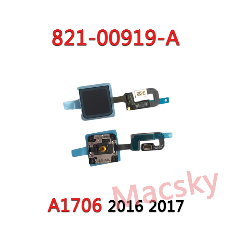 

New Original 821-00919-A A1706 Touch ID Power ON OFF Button for Macbook Pro 13" A1706 Power Button Touch Bar 2016 2017 Year
