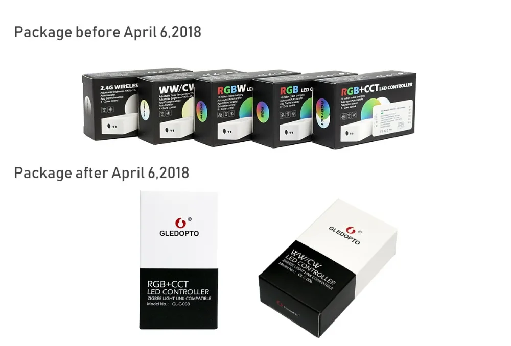 Smart Home zigbee контроллер совместим с эффектом эхо плюс smartthings голос RGB+ CCT цвет DC12-24V работы с zigbee концентратор