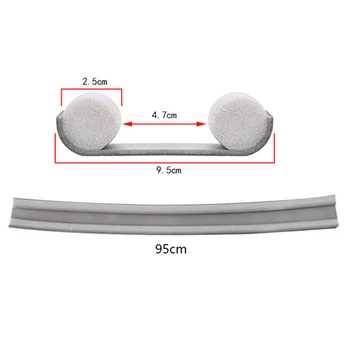 

1PC 95cm Flexible Door Bottom Sealing Strip Guard Windproof Dust Blocker Sealer Stopper Twin Door Decor Protector Doorstop Draft