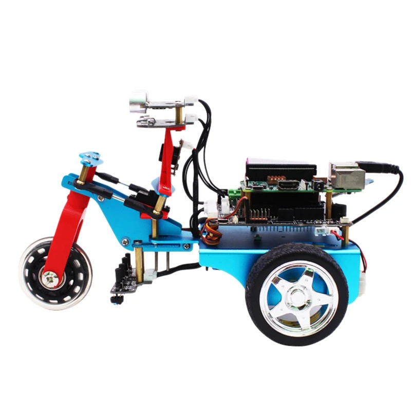 

Applicable To Raspberry Pi Trikebot Smart Robot Car Kit Programmable Learning HD Camera Video Diy Robot Kit With Detailed E-Tu