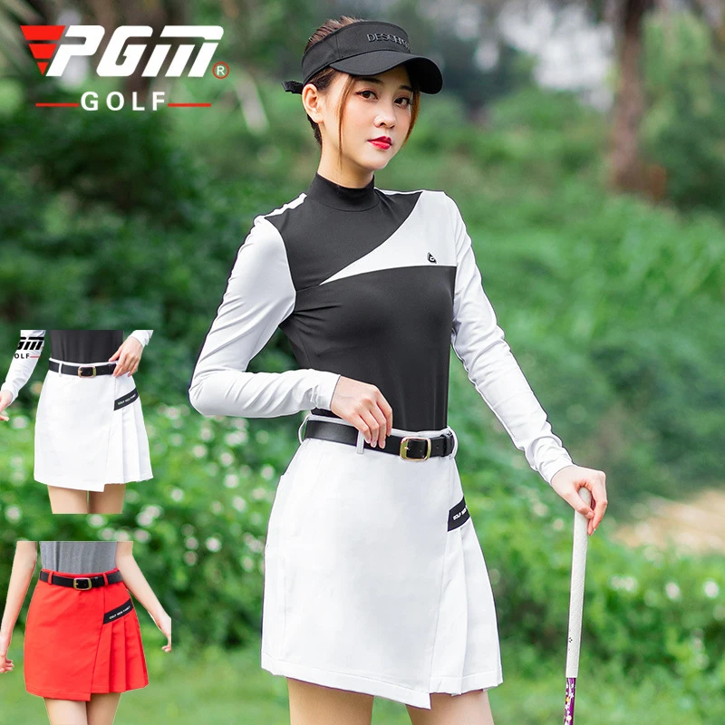 

2020 New Golf Women Skirt Skorts PGM Pantskirt Anti Emptied Sports Clothes Ladies Pleated Skirts Tennis Shorts