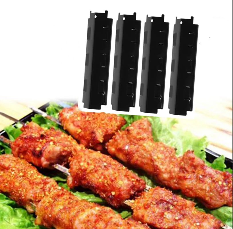 4PCS-BBQ-Grill-Heat-Tents-Enamel-Heat-Shield-Plate-Grilling-Heating-Tents-Adjustable-Charbroil-Barbecue-Grill.png 4Dcs Grill Hő Sátrak Zománc Pajzs Lemez Grillezés Fűtési Állítható Charbroil Cserealkatrészek - Image 2